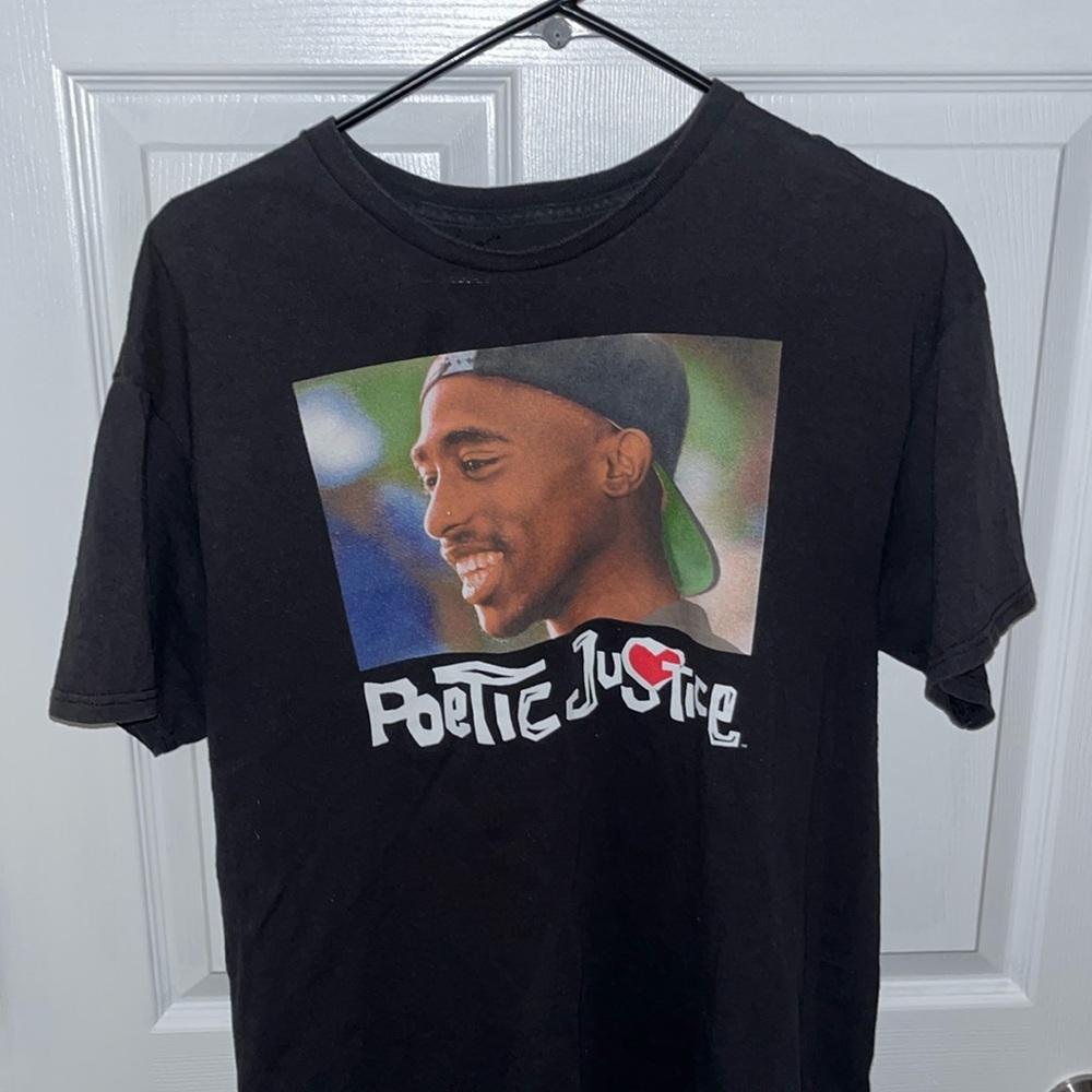 Men’s blackTupac XL T-Shirt